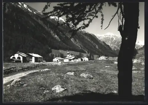 AK Sulsanna /Engadin, Teilansicht gegen den Scalettapass