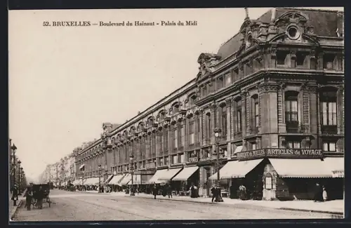 AK Bruxelles, Boulevard du Hainaut, Palais du Midi