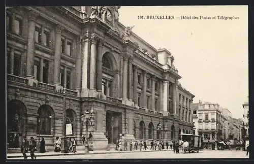 AK Bruxelles, Hôtel des Postes et Télégraphes