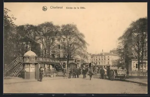 AK Charleroi, Entrée de la Ville