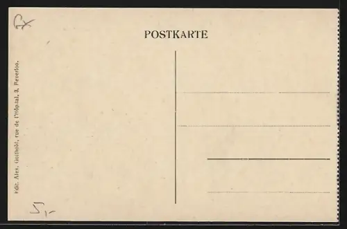 AK Beverloo, Blick in die Regierungsstrasse