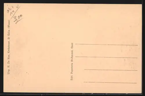 AK St. Gillis /Waas, Statiestraat, Post