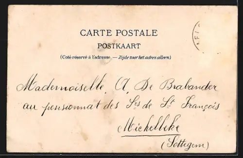 AK Melsele lez-Anvers, Pensionnat, Vestibule