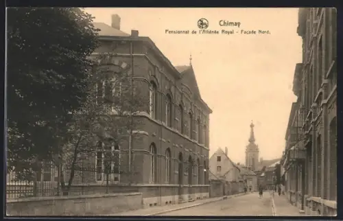 AK Chimay, Pensionnat de l`Athénée Royal, Facade Nord