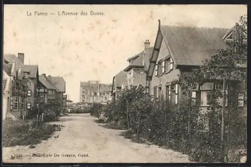AK La Panne, L`Avenue des Dunes