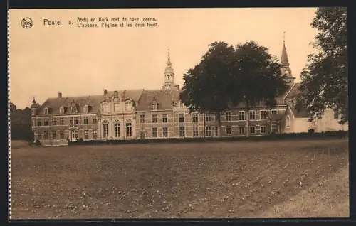 AK Postel, Abdij en Kerk met de twee torens