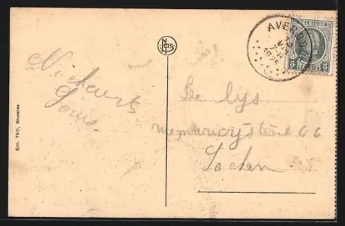 AK Averbode, Colonie Scolaire Catholique, Nouveau bâtiment et Cour de récréation