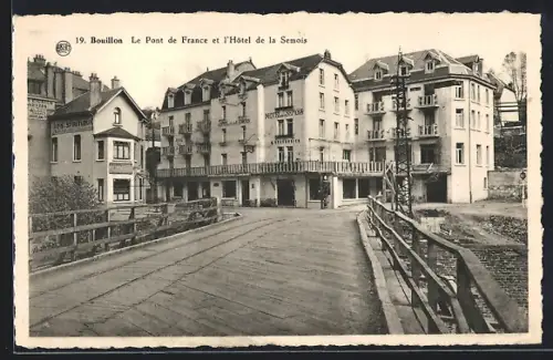AK Bouillon, Le Pont de France et l`Hôtel de la Semois