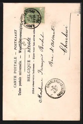 AK Anvers, Le Rempart Sainte-Catherine