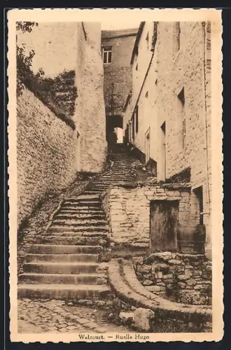 AK Walcourt, Ruelle Hugo, Strassenpartie