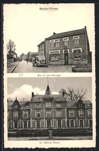AK Houtain-l`Evêque, Rue de Cras-Avernas, Le Château Pierco