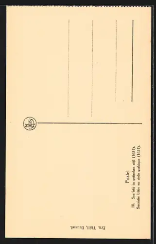 AK Postel, Sacristij in gotischen stijl