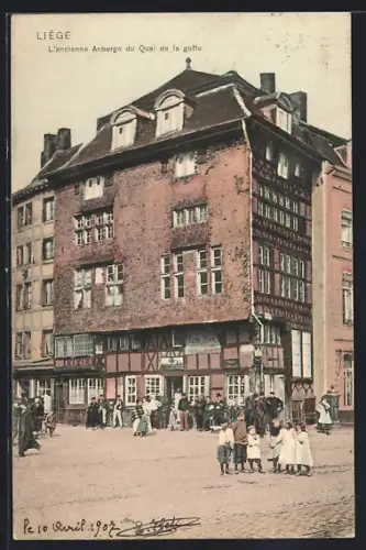 AK Liège, L`ancienne Auberge du Quai de la gotte