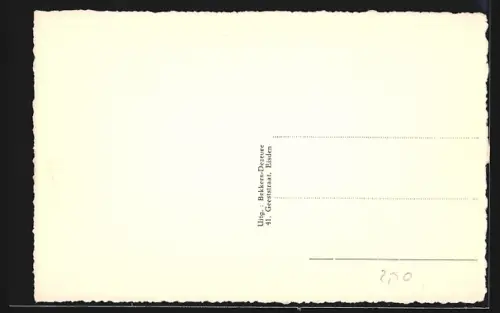 AK Eisden, Rue des Peupliers, Strassenpartie