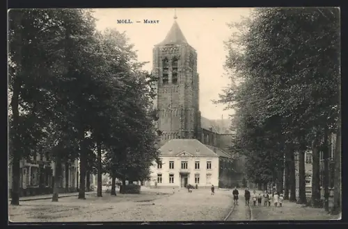 AK Moll, Markt mit Kirche