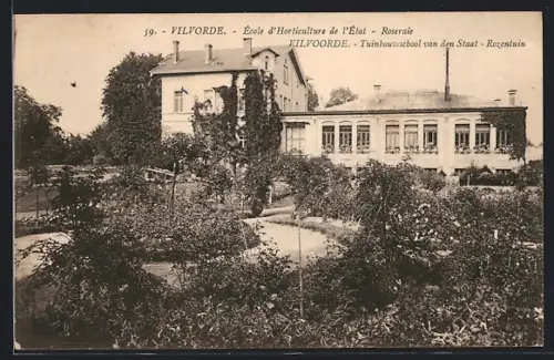 AK Vilvorde, École d`Horticulture de l`État, Roseraie