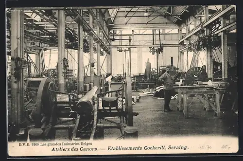 AK Seraing, Etablissements Cockerill, Ateliers des Canons