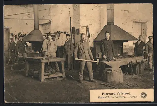 AK Virton, Pierrard, Ecole d`Arts et Métiers, Forge
