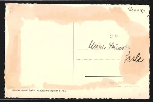 AK Halle /Saale, Markt, Fliegeraufnahme