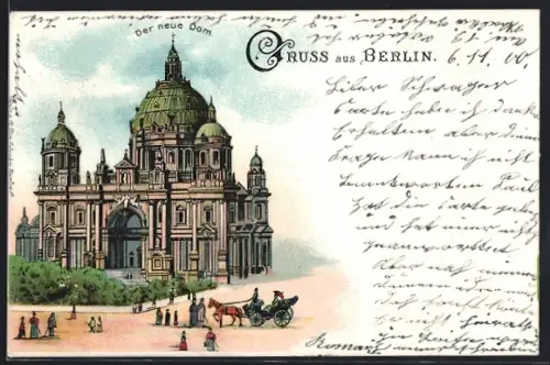 Lithographie Berlin, Neuer Dom