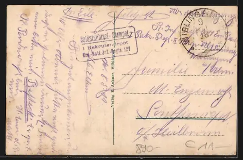 AK Wiblingen, Kaserne mit Kirche