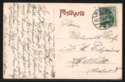 AK Mirow i. Meckl., Grossherzogliches Amt