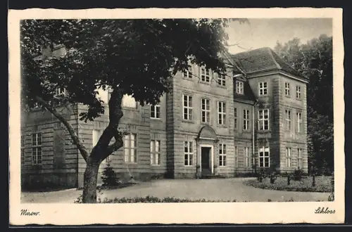 AK Mirow / Mecklenburg, Blick zum Schloss