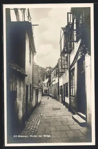AK Alt-Bremen, Strasse Hinter der Balge