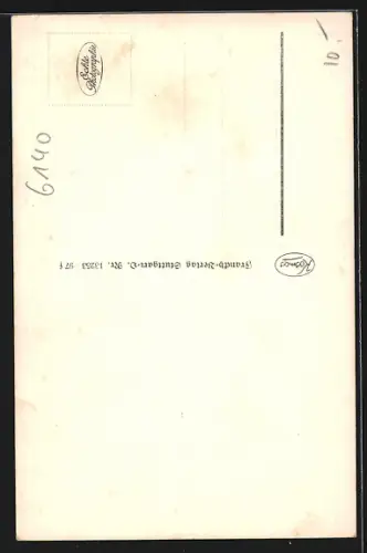 AK Bensheim a. d. B., Partie in der Hafengasse