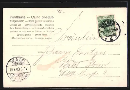 AK Bremen, Partie in der Caprivistrasse