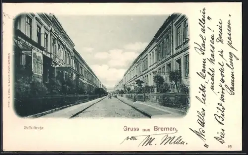 AK Bremen, Partie in der Besselstrasse