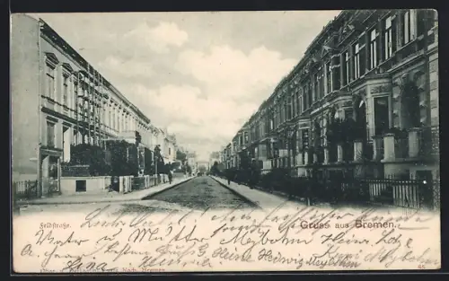 AK Bremen, Blick in die Feldstrasse