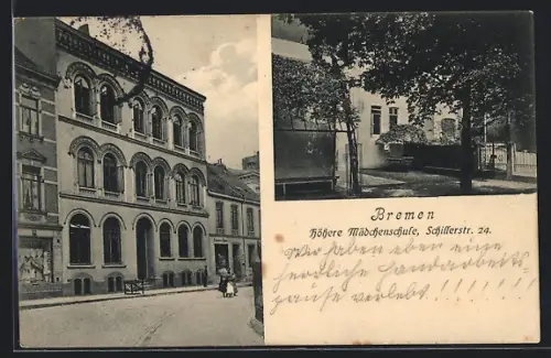 AK Bremen, Höhere Mädchenschule, Schillerstr. 24