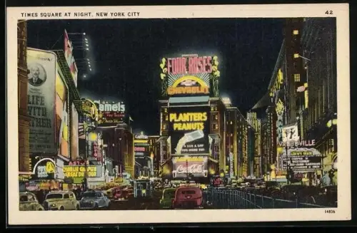 AK New York, NY, Times Square at Night