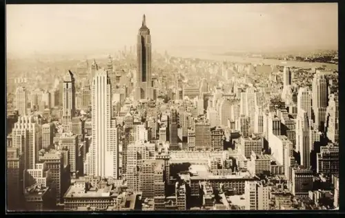 AK New York, NY, Rockefeller Center seen from RCA Building