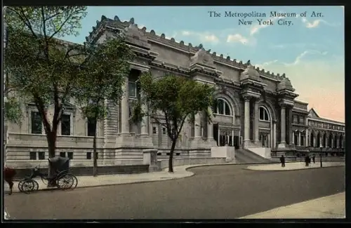 AK New York, NY, Vorderansicht the Metropolitan Museum of Art