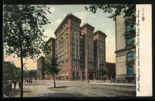 AK New York, NY, Hotel Majestic and Central Park West