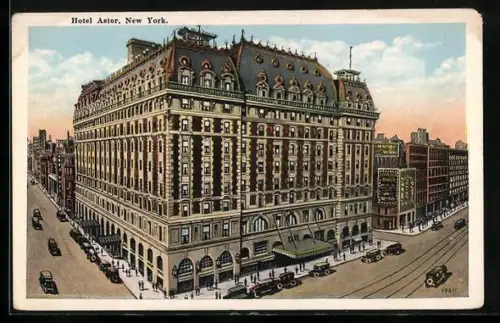 AK New York, NY, Hotel Astor, Broadway