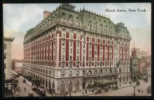 AK New York, NY, Hotel Astor, on Broadway
