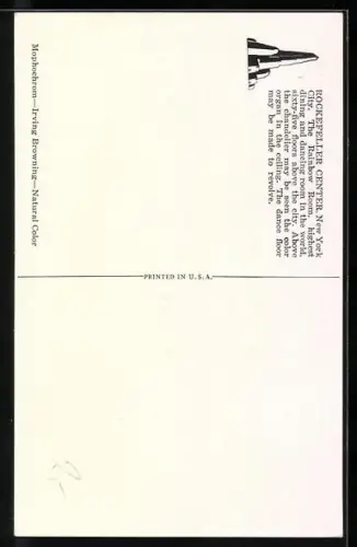 AK New York, NY, Rockefeller Center, The Rainbow Room