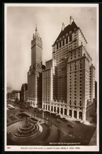 AK New York, Sherry-Netherlands & Savoy-Plaza Hotels