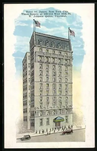 AK New York, NY, Hotel St. James