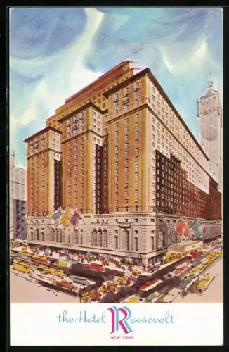 Künstler-AK New York, NY, The Hotel Roosevelt