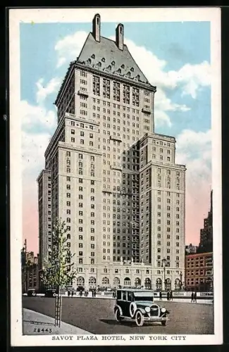 AK New York, NY, Savoy Plaza Hotel