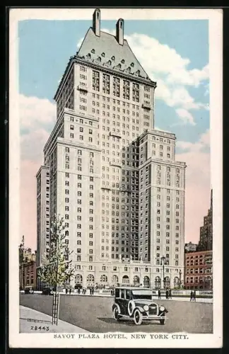 AK New York, NY, Savoy Plaza Hotel