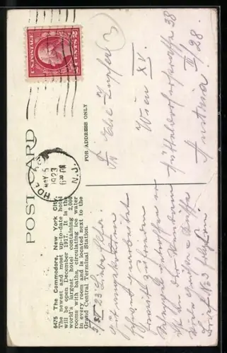 Künstler-AK New York, NY, the Commodore, Grand Central Terminal