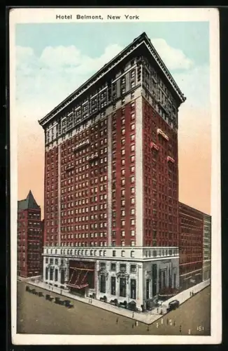AK New York, NY, Hotel Belmont, 42nd St. and Park Ave.