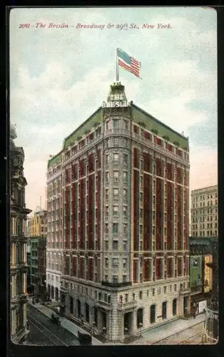 AK New York, NY, The Breslin Hotel, Broadway & 29th St.