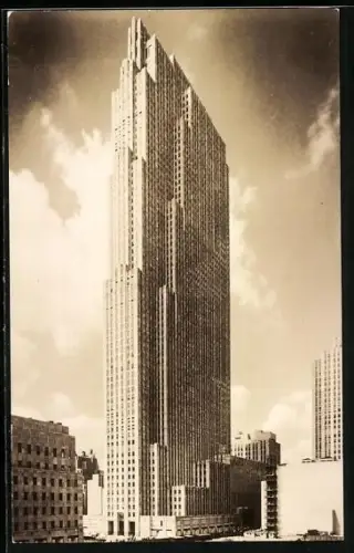 AK New York, NY, Builgind Rockefeller Center, Gebäudekomplex