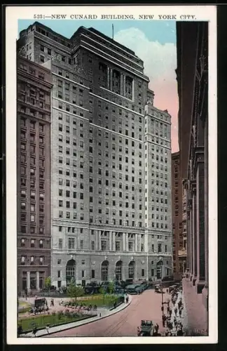 AK New York, NY, New Cunard Building, 25 Broadway